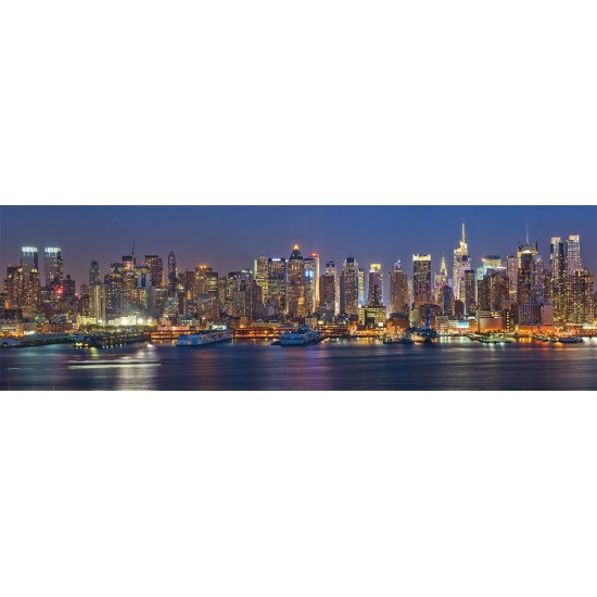 Wall mural coast of night New York maxi size Wall mural coast of night New York maxi size