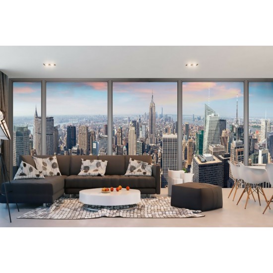 Wall mural daily view of New York window maxi Wall mural daily view of New York window maxi