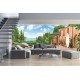 Wall mural maxi size combination beautiful view sea and garden Wall mural maxi size combination beautiful view sea and garden