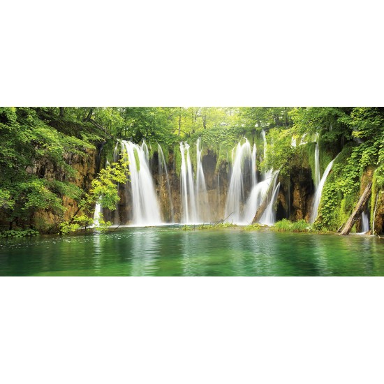 Wall mural Forest waterfall curtain maxi Wall mural Forest waterfall curtain maxi