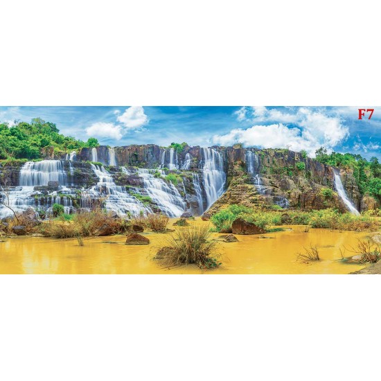 Wall mural colorful exotic waterfall maxi size Wall mural colorful exotic waterfall maxi size