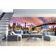 Photo wallpaper maxi overlooking the sea coast of New York bridge Photo wallpaper maxi overlooking the sea coast of New York bridge