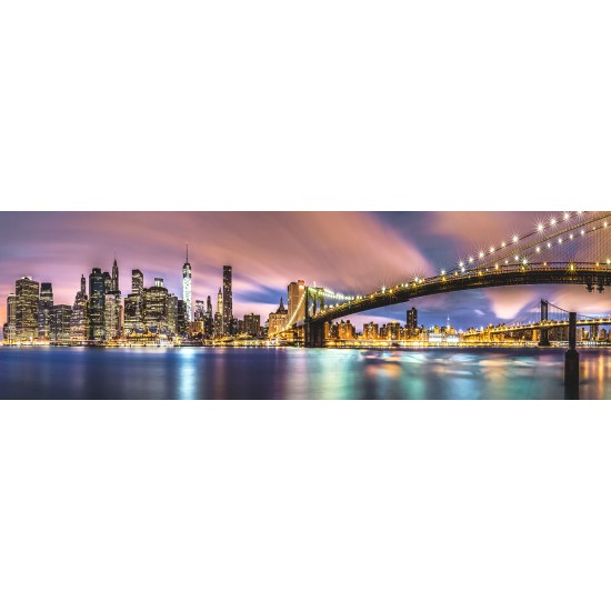 Photo wallpaper maxi overlooking the sea coast of New York bridge Photo wallpaper maxi overlooking the sea coast of New York bridge