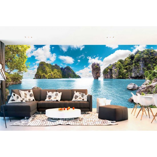 Wall mural maxi size unique natural sea view from Thailand 