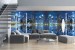 Wall murals mirror view of night city lights maxi size